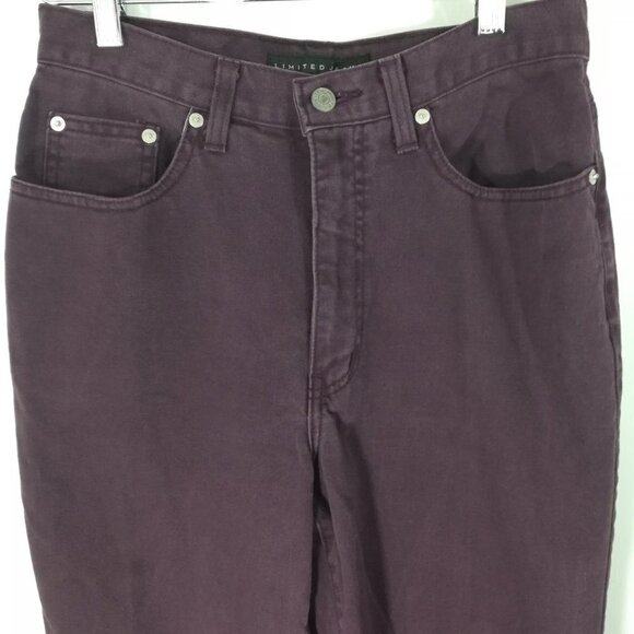 Vintage 90s Mom Jeans The Limited Size 12 Purple - Picture 4 of 14